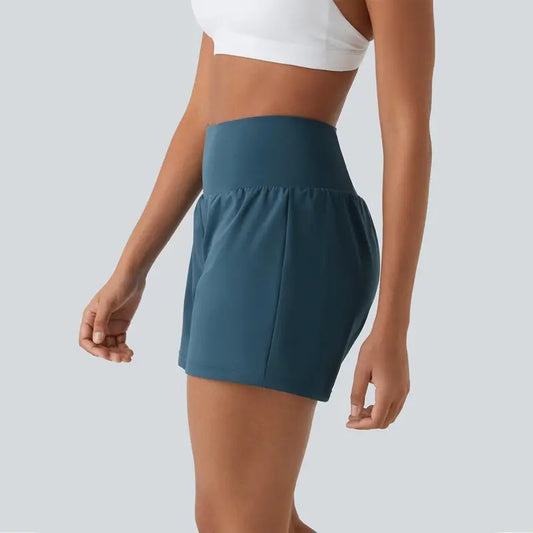 2-Piece Super High Waisted 2-in-1 Yoga Shorts, Summer 2025 Outfits